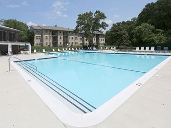 Olympic Size Swimming Pool at Woodridge Apartments, 3901 Noyes Circle, MD 21133